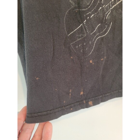 ACDC t shirt Vintage Back In Black Tour Rare Medium Black - Picture 10 of 11